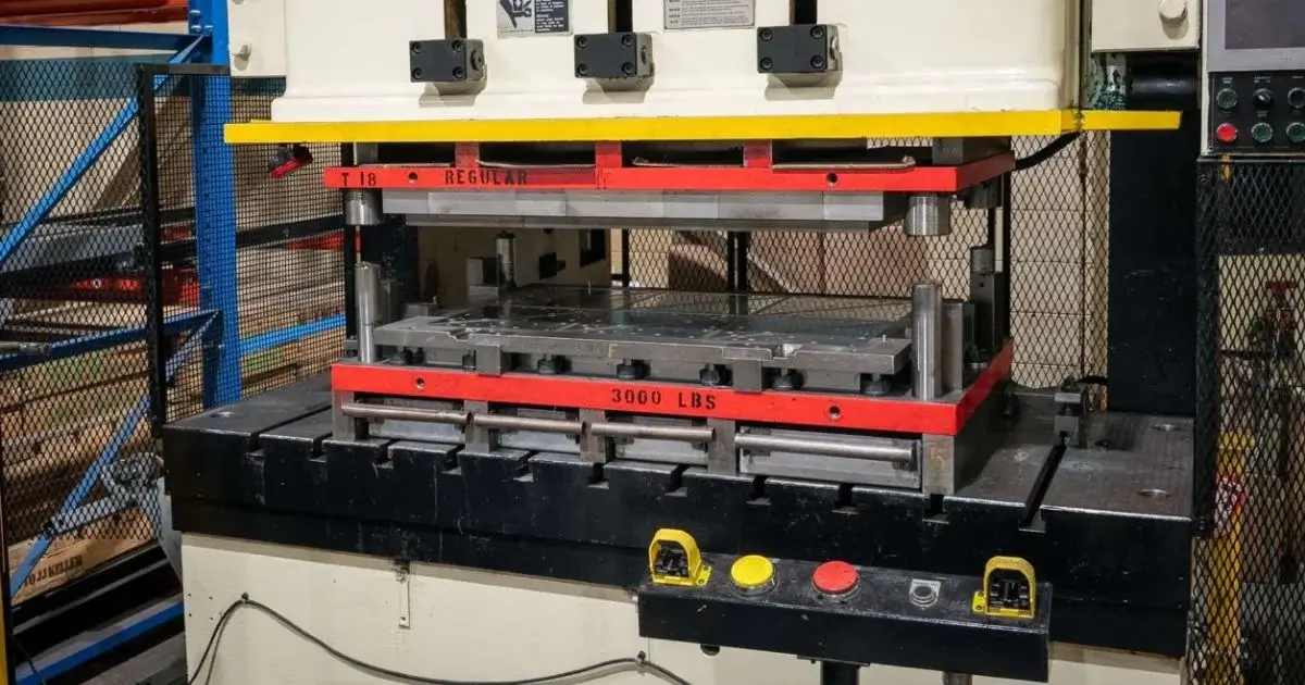 160-ton metal stamping press in production